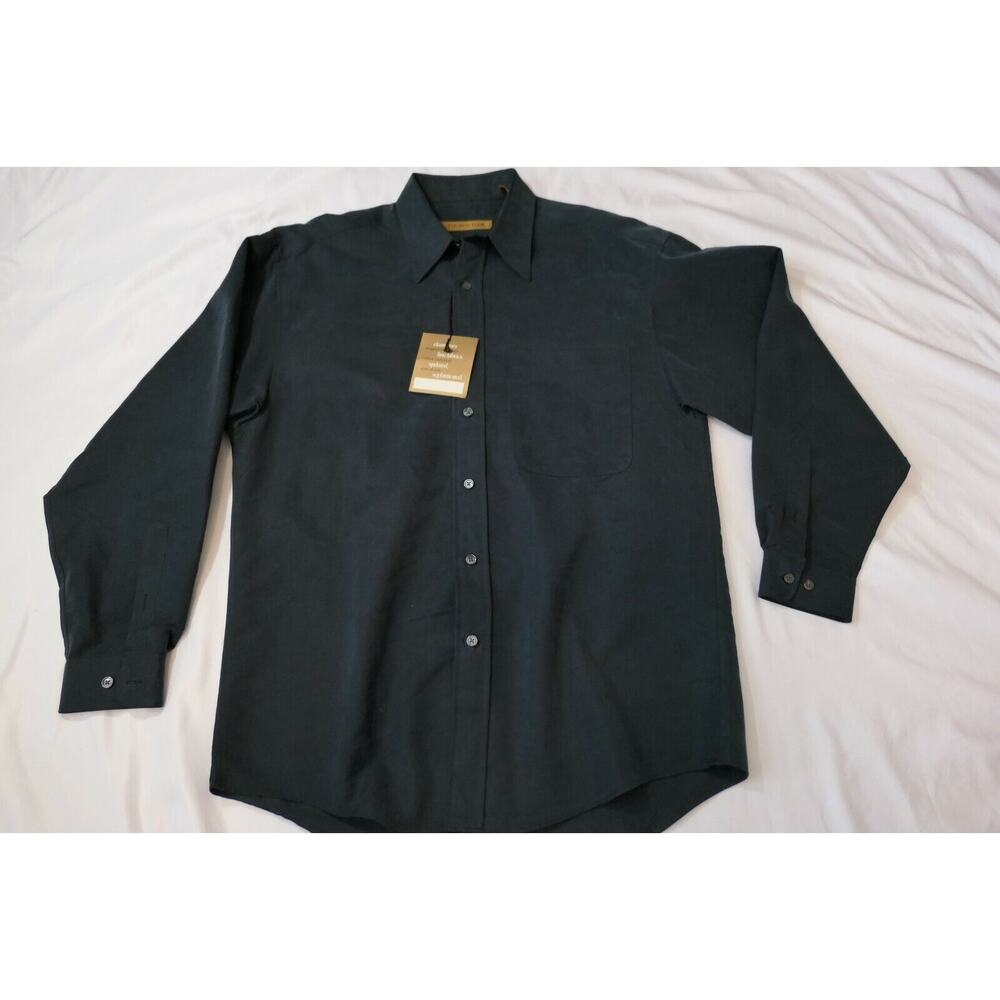 Vintage NEW OLD STOCK Men's Small TODAY'S MAN Polynosic/Polyester Dress Shirt
